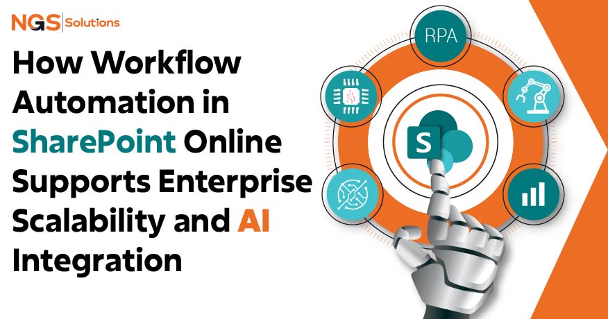 How Workflow Automation in SharePoint Online Supports Enterprise Scalability and AI Integration