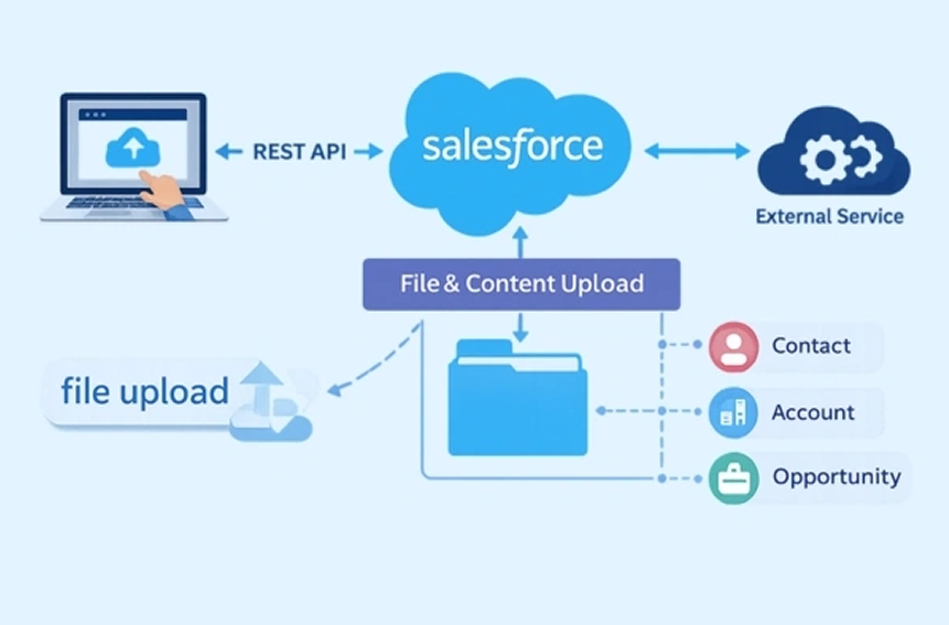 Salesforce File Management Architecture