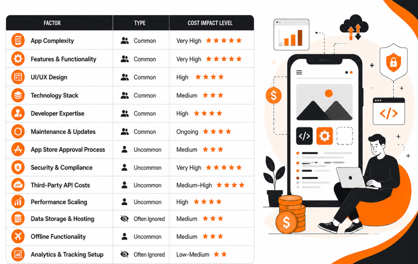 Expanded Cost Factor Table