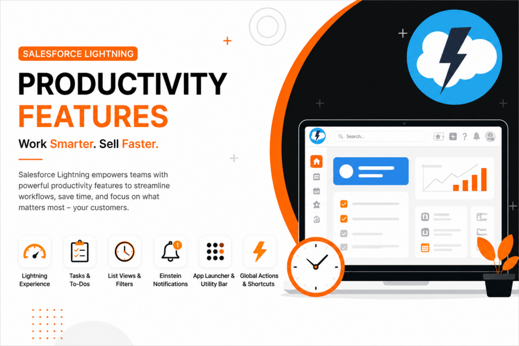 Productivity Features Available in Salesforce Lightning